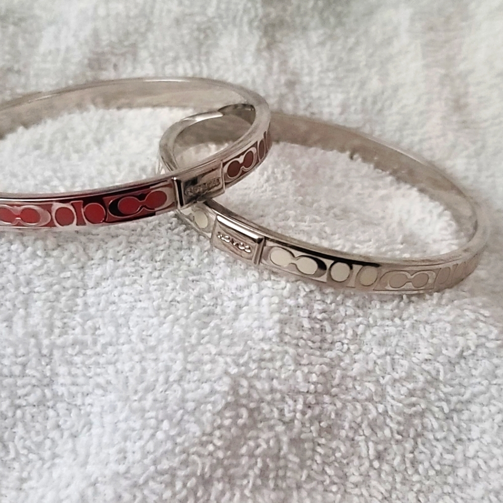Coach bangle bracelets